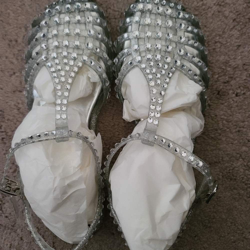 Womens Jeffrey Campbell Gelly Sandals Size 6